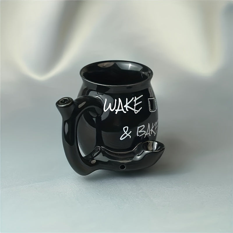 Wake & Bake Ceramic Smoking Coffee Cup