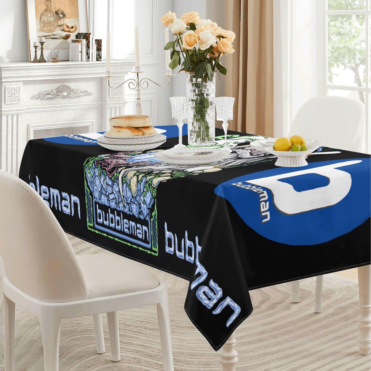 Bubbleman Brand Table Runner