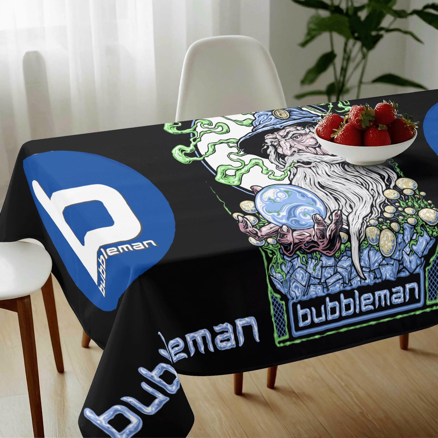 Bubbleman Brand Table Runner