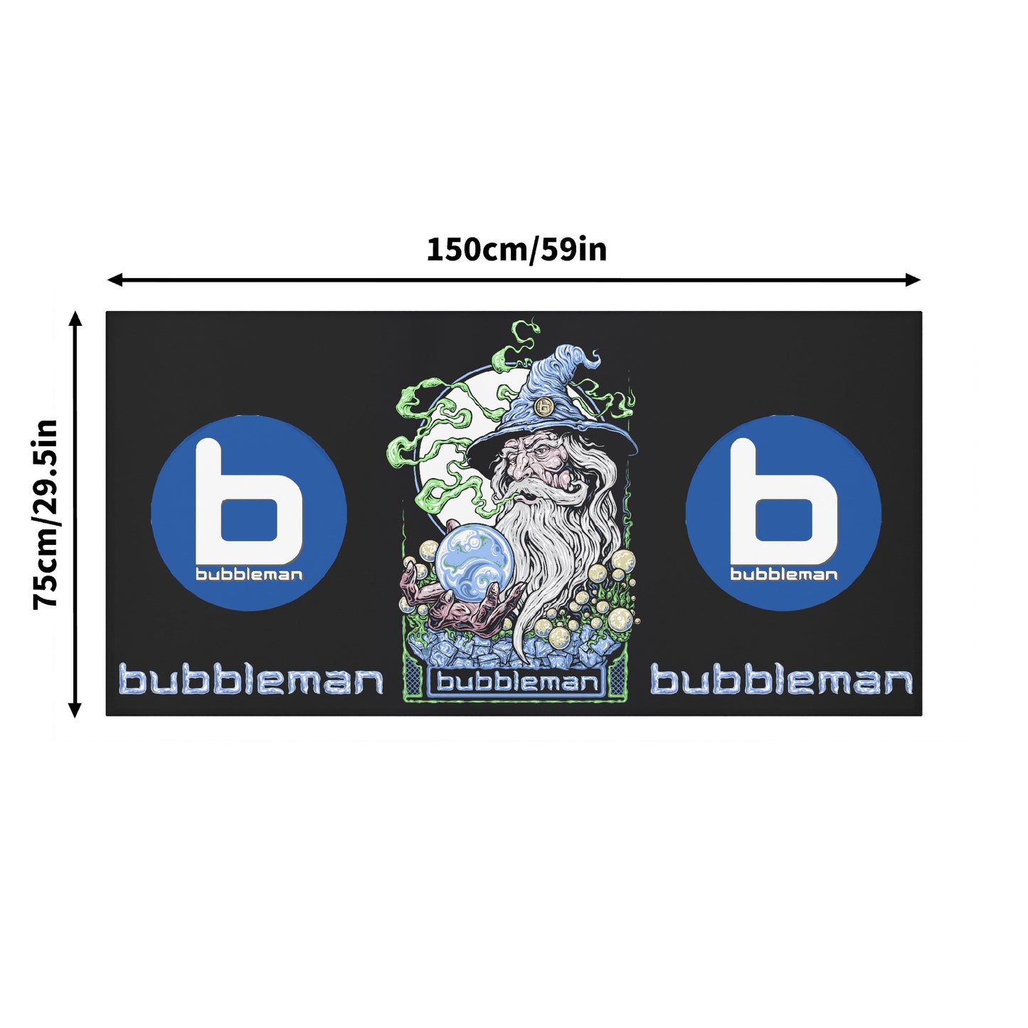 Bubbleman Brand Table Runner