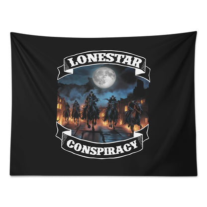 Lonestar Conspiracy Polyester Peach Skin Wall Tapestry 6 Sizes